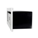 Ver imagem 2 de Caixa Correio Techinox Carta Luxo Linear Branca Fosca 23 Cm Profundidade Pintura de Alta Resistê