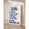 Quadro Decorativo - Rules Be Kind - 1