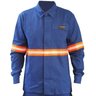 Camisa para Eletricista Nr 10 Manga Longa C/ Refletivo Azul Royal - Mr Safety - Ca 45376 - 1
