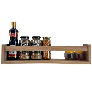 Kit 2 Prateleira Organizador De Temperos Para Cozinha banheiro Quarto de Bebê Mdf 55 cm