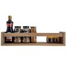 Kit 2 Prateleira Organizador De Temperos Para Cozinha banheiro Quarto de Bebê Mdf 55 cm - 1
