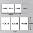 Ver mais imagens de Kit 3 Quadro Decorativo Mapa Mundi Antigo Mundo Globo Brasil 40x28cm
