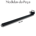 Ver imagem 3 de 4 Suportes de Prateleira 40 Cm Aço Resistente Estilo Minimalista Invisível Organização Versátil