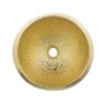 Cuba de Apoio Redonda Dourado Gold 39x39cm CUBA46 - 2