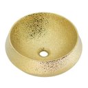 Ver imagem 5 de Cuba de Apoio Redonda Dourado Gold 39x39cm CUBA46