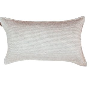 Capa de Almofada Retangular Baguete Linhao Tons Bege 30x50