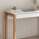 Ver imagem 7 de Mesa Escrivaninha Madeira 2 Gavetas Noah Idimex