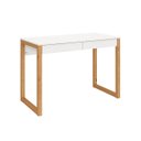 Ver imagem 6 de Mesa Escrivaninha Madeira 2 Gavetas Noah Idimex