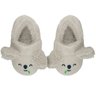Pantufa Infantil Antiderrapante Pimpolho Kids Coala Cinza 24/25 - 2