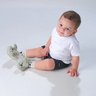 Pantufa Infantil Antiderrapante Pimpolho Kids Coala Cinza 24/25 - 4