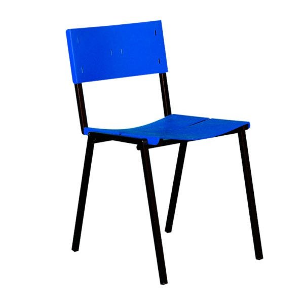 Cadeira Iso Empilhavel 5Un: Azul - 3
