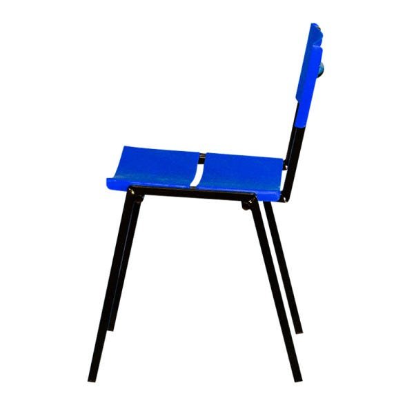 Cadeira Iso Empilhavel 5Un: Azul - 5