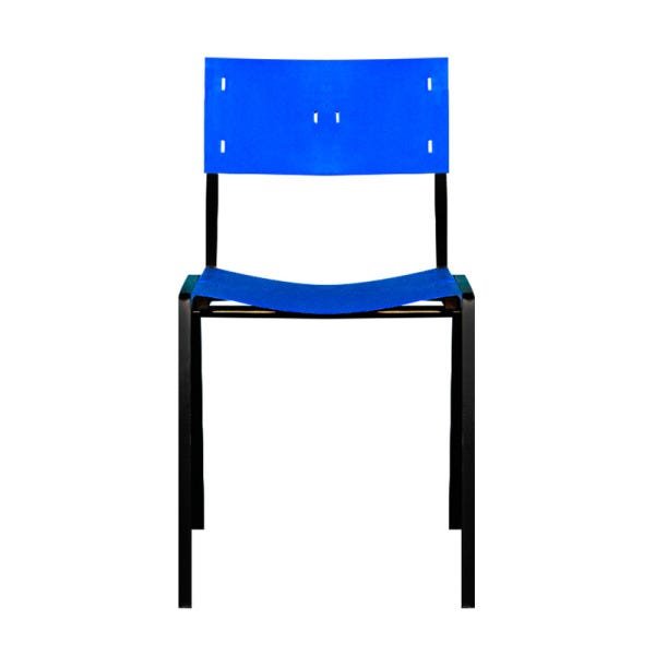 Cadeira Iso Empilhavel 5Un: Azul - 4
