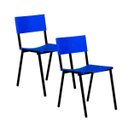 Ver imagem 1 de Cadeira Iso Empilhavel 2un: Azul