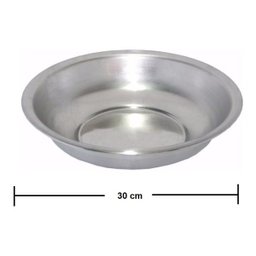 Bacia Cuba De Alumínio Lavatorio 30 Cm Simples 3,4 Litros - 3
