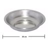 Bacia Cuba De Alumínio Lavatorio 30 Cm Simples 3,4 Litros - 3