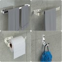 Ver imagem 1 de Kit Acessórios Para Banheiro Cromado 4 Peças