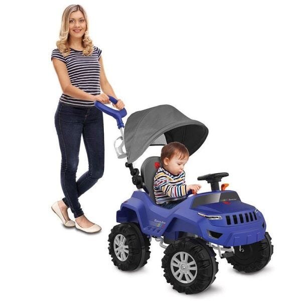 Superjipe Infantil Passeio E Pedal Com Capota Bandeirante - 587