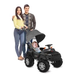 Superjipe Reclinável com Capota Passeio e Pedal (preto) 587 - 1