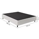 Ver imagem 3 de Cama Box Base Casal Queen 1,58m Suede Marsala