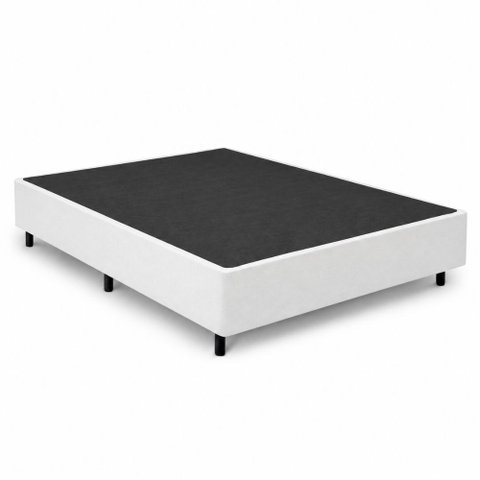 Cama Box Base Casal Queen 1,58m Suede Marsala