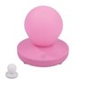 Luminária de Mesa Abajur Quarto de Bebe LED 3 Niveis:Rosa - 1