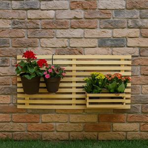 Painel Floreira Treliça Decorativa para Vasos e Cachepots Horizontal 100x50