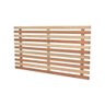 Painel Floreira Treliça Horizontal Madeira Eucalipto para Jardim e Áreas Externas 100x50 - 2