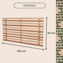 Ver imagem 5 de Painel Floreira Treliça Horizontal Madeira Eucalipto para Jardim e Áreas Externas 100x50