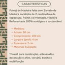 Ver imagem 4 de Painel Floreira Treliça Horizontal Madeira Eucalipto para Jardim e Áreas Externas 100x50