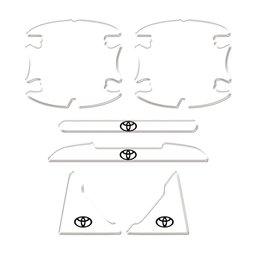 Adesivo Protetor de Maçaneta Porta Carro Toyota Hilux Yaris Transparente - 1