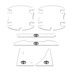 Adesivo Protetor de Maçaneta Porta Carro Toyota Hilux Yaris Transparente