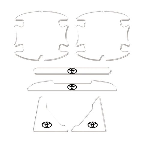 Adesivo Protetor de Maçaneta Porta Carro Toyota Hilux Yaris Transparente