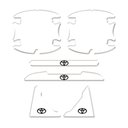 Ver imagem 1 de Adesivo Protetor de Maçaneta Porta Carro Toyota Hilux Yaris Transparente