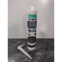 Silicone Siltrade Veda Calhas e Rufos Cinza 310g - 1