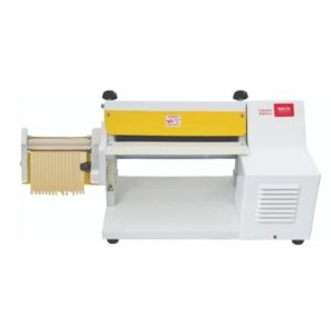 Cilindro Laminador Elétrico Massas Pão Pizza Pastel Com Cortador Talharim Malta Carenagem Em Nylon C
