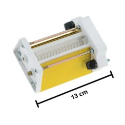 Cilindro Laminador Elétrico Massas Pão Pizza Pastel Com Cortador Talharim Malta Carenagem Em Nylon C - 10