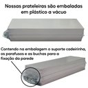 Ver imagem 7 de Kit 4 Prateleiras Branca Mdf 30x9 Suporte Cadeirinha Decorar Arte na Arte Prateleira Suporte Cadeiri