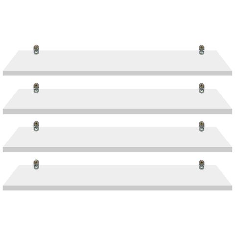 Kit 4 Prateleiras Branca Mdf 30x9 Suporte Cadeirinha Decorar Arte na Arte Prateleira Suporte Cadeiri