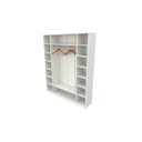 Ver imagem 4 de Armário Colmeia + Cabideiro (prateleira, organizador, loja, multiuso, expositor)