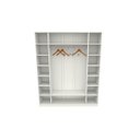 Ver imagem 3 de Armário Colmeia + Cabideiro (prateleira, organizador, loja, multiuso, expositor)