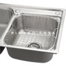 Cuba para cozinha gourmet pia dupla aço inox com acessórios e sifão Ticunas Pingoo.casa - 5