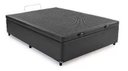 Ver imagem 2 de Cama Box Baú Viúva Reforçada 100x200 Corino Preto