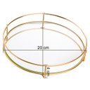 Ver imagem 2 de BANDEJA HARA FENCE GOLDEN REDONDA 20 CM