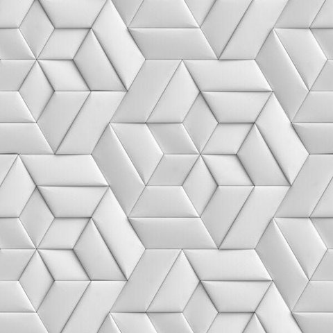 Papel de Parede Aspecto 3d Geométrico Quarto Autoadesivo