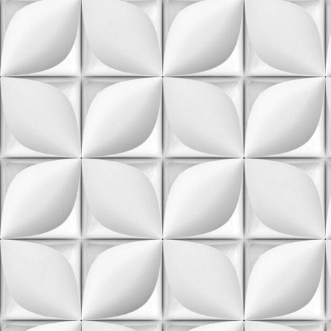Papel de Parede Aspecto 3d Geométrico Sala Envio Rápido