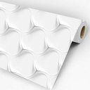 Ver imagem 2 de Papel de Parede Aspecto 3d Geométrico Resistente a Água