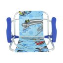 Ver imagem 5 de Cadeira Infantil Alumínio Praia Barbie e Hot Wheels Bel - Hot Wheels - Azul