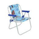 Ver imagem 2 de Cadeira Infantil Alumínio Praia Barbie e Hot Wheels Bel - Hot Wheels - Azul