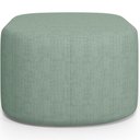 Ver imagem 6 de Puff Decorativo Orgânico para Living Quarto 70cm Doha W01 Linho Verde Menta - Lyam Decor
